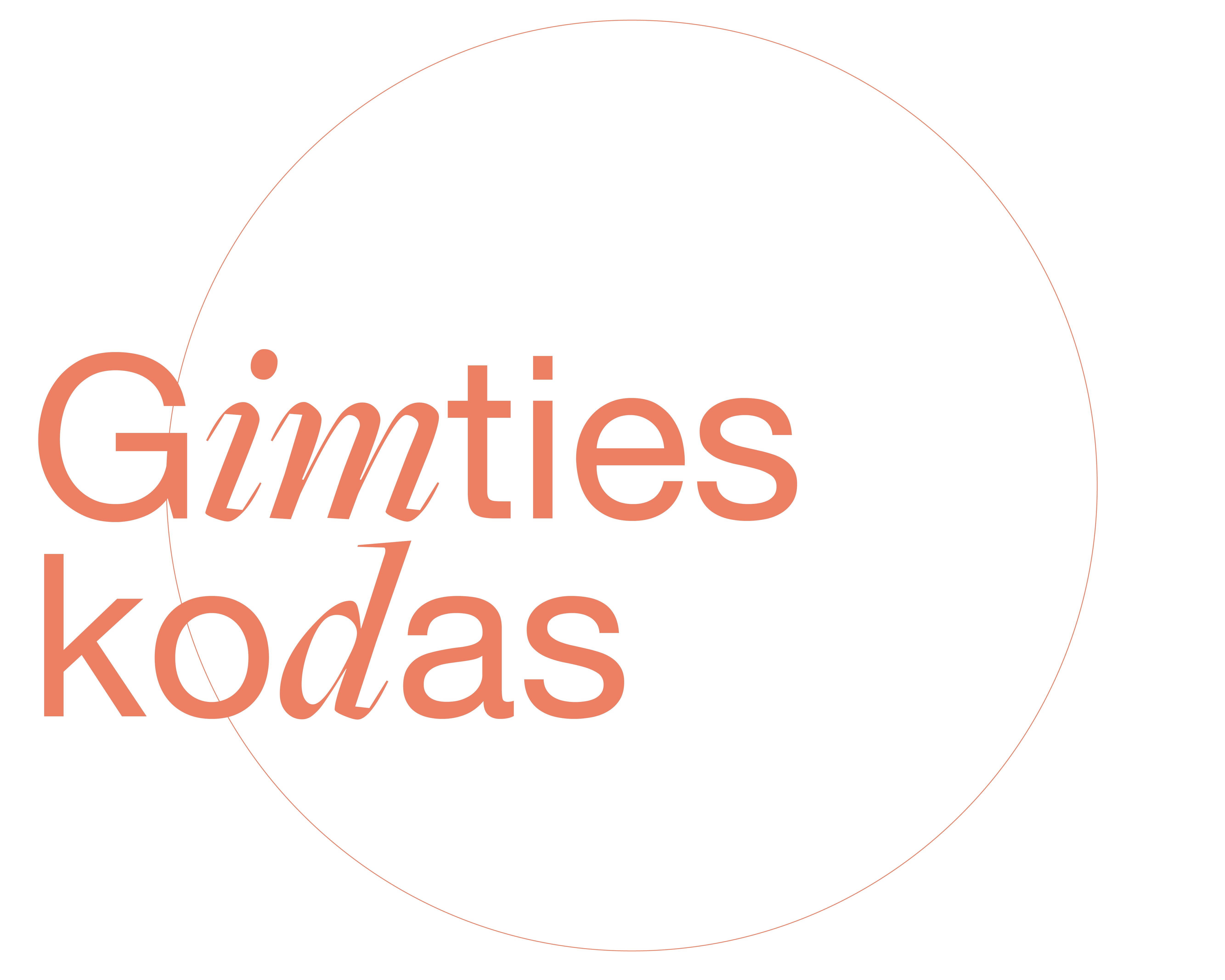 Gimties kodas logotipas